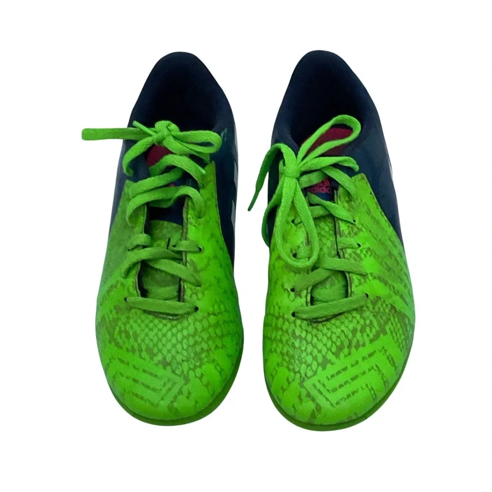 adidas M20172 boy's 4.5 Predito Instinct‎ TF soccer shoes kids Neon blue green